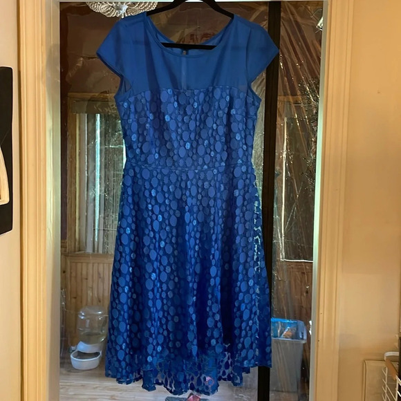 Julian Taylor, Sz 8, Royal Blue Dress, Excellent Condition - Picture 1 of 3
